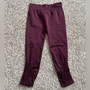 Aerie Chill Play Move Cropped Cutout Seamless Leggings